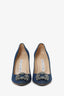 Manolo Blahnik Denim Hangisi Heels Size 38