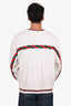 Gucci White/Red Gucci Logo Sweater Size XL