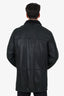 Christ Black Lambskin/Shearling Button Down Coat Size 50 Mens