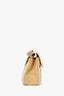 Pre-Loved Chanel™ 2003-04 Beige Leather East West Flap Bag