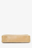 Pre-Loved Chanel™ 2003-04 Beige Leather East West Flap Bag