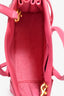 Saint Laurent Pink Leather Nano Sac de Jour Top Handle with Strap