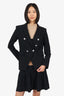 Veronica Beard Black Double Breasted Blazer Size 6