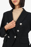 Veronica Beard Black Double Breasted Blazer Size 6