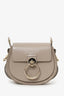 Chloé Taupe Leather Tess Small Shoulder Bag