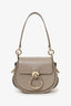 Chloé Taupe Leather Tess Small Shoulder Bag