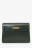 Saint Laurent Green Leather 'Manhattan' Bag