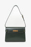Saint Laurent Green Leather 'Manhattan' Bag