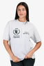 Balenciaga 2020 Grey 'World Food Programme' Printed T-Shirt Size XS