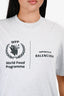Balenciaga 2020 Grey 'World Food Programme' Printed T-Shirt Size XS