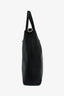 Saint Laurent Black Leather Toy Shopping Tote with Strap