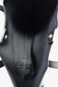 Saint Laurent Black Leather Toy Shopping Tote with Strap