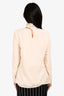 Brunello Cucinelli White Silk Layered Shirt Size S
