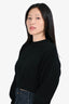 Alexander Wang Black Sheer Panelled Sweater Est. Size XS