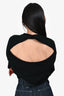 Alexander Wang Black Sheer Panelled Sweater Est. Size XS