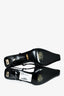 Gucci Black GG Embellished Slingback Heels Size 36.5
