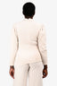 A.L.C. Cream Corduroy Mock Neck Sweater Size 8