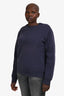 Acne Studio Navy Logo Sweater Size L