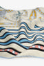 Hermès Cream/Blue/Gold Silk 'Grand Tralala' Scarf 90