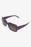Pre-Loved Chanel™ Purple Rectangle Sunglasses (As Is)