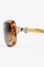 Pre-Loved Chanel™ Light Brown Tortoise Bow Sunglasses
