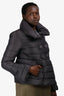 Moncler Grey Down 'Kelly' Puff Jacket Size 3