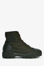 Hermès Forest Green Nylon 'Fresh' Combat Boots Size 41 Mens