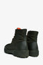 Hermès Forest Green Nylon 'Fresh' Combat Boots Size 41 Mens