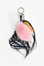Fendi Pink/Blue Fur Mini Monster Keychain