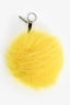 Fendi Yellow Fur Monster Keychain