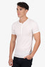 Dolce & Gabbana White Top Stitch T-shirt Size 46