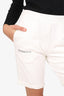Pangaia White Long Shorts Size XS