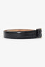 Dolce and Gabbana Black Patent Leather Thin Belt Size 85 cm