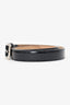 Dolce and Gabbana Black Patent Leather Thin Belt Size 85 cm