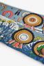 Hermès Blue Multicolour Printed Silk "Pony Pit Stop" Twilly