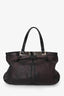 Jimmy Choo Brown/Black Metallic Leather Bag