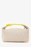Hermès Beige/Yellow Canvas Bride-A-Brac Small Case