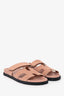Hermès Dusty Rose Suede 'Chypre' Sandals Size 38