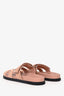 Hermès Dusty Rose Suede 'Chypre' Sandals Size 38