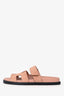 Hermès Dusty Rose Suede 'Chypre' Sandals Size 38