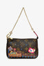 Louis Vuitton 2020 Monogram Vivienne Christmas Print Mini Pochette Accessoires