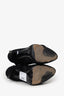 Louis Vuitton Black Suede LV Heeled Boots Size 38