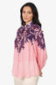 Zimmermann Pink Ramie Tiggy Billow Blouse Estimated Size M