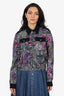 Just Cavalli Floral Print Zip-Up Jacket Size 42