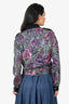 Just Cavalli Floral Print Zip-Up Jacket Size 42