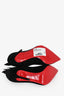 Christian Louboutin Black Suede Victorina Flame Pumps Size 36.5