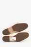 Roger Vivier Cream Leather Buckle Loafer Size 37