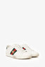Gucci White Leather Ace Sneakers Size 36