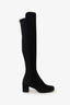 Stuart Weitzman Black Suede Knee High Boots Size 36.5