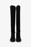 Stuart Weitzman Black Suede Knee High Boots Size 36.5